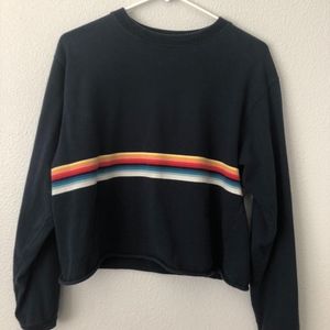 cropped long sleeved shirt from brandy melville